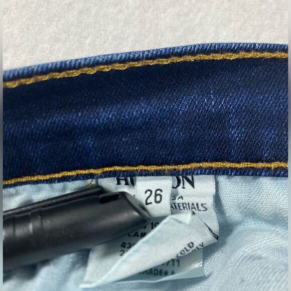 HUDSON Womens Krista Super Skinny Crop Jeans SIZE 26 Made in USA  Medium Wash - Picture 7 of 12